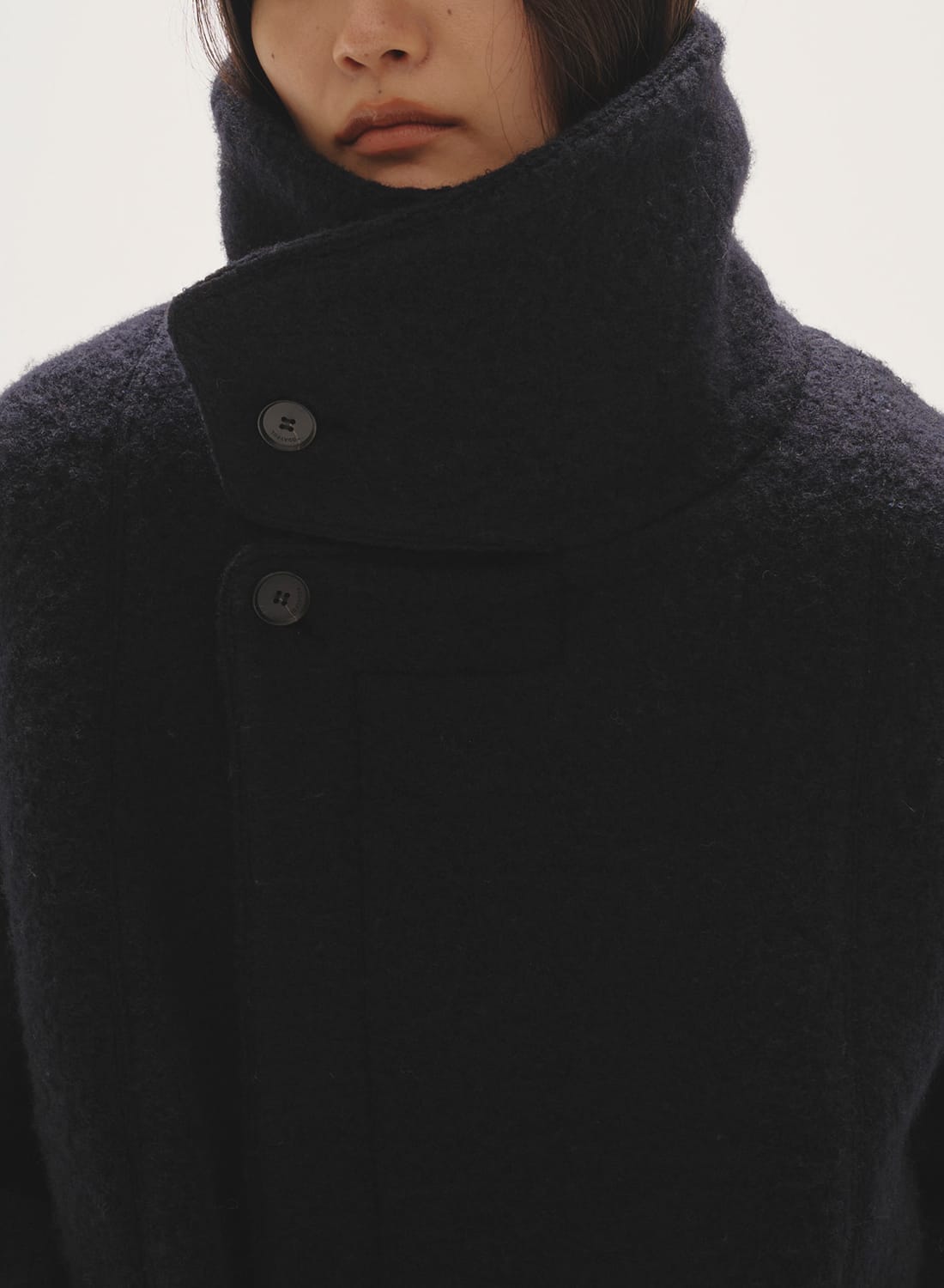 STANDCOLLAR BOUCLE JACKET|スタンドカラー ブークレ ジャケット