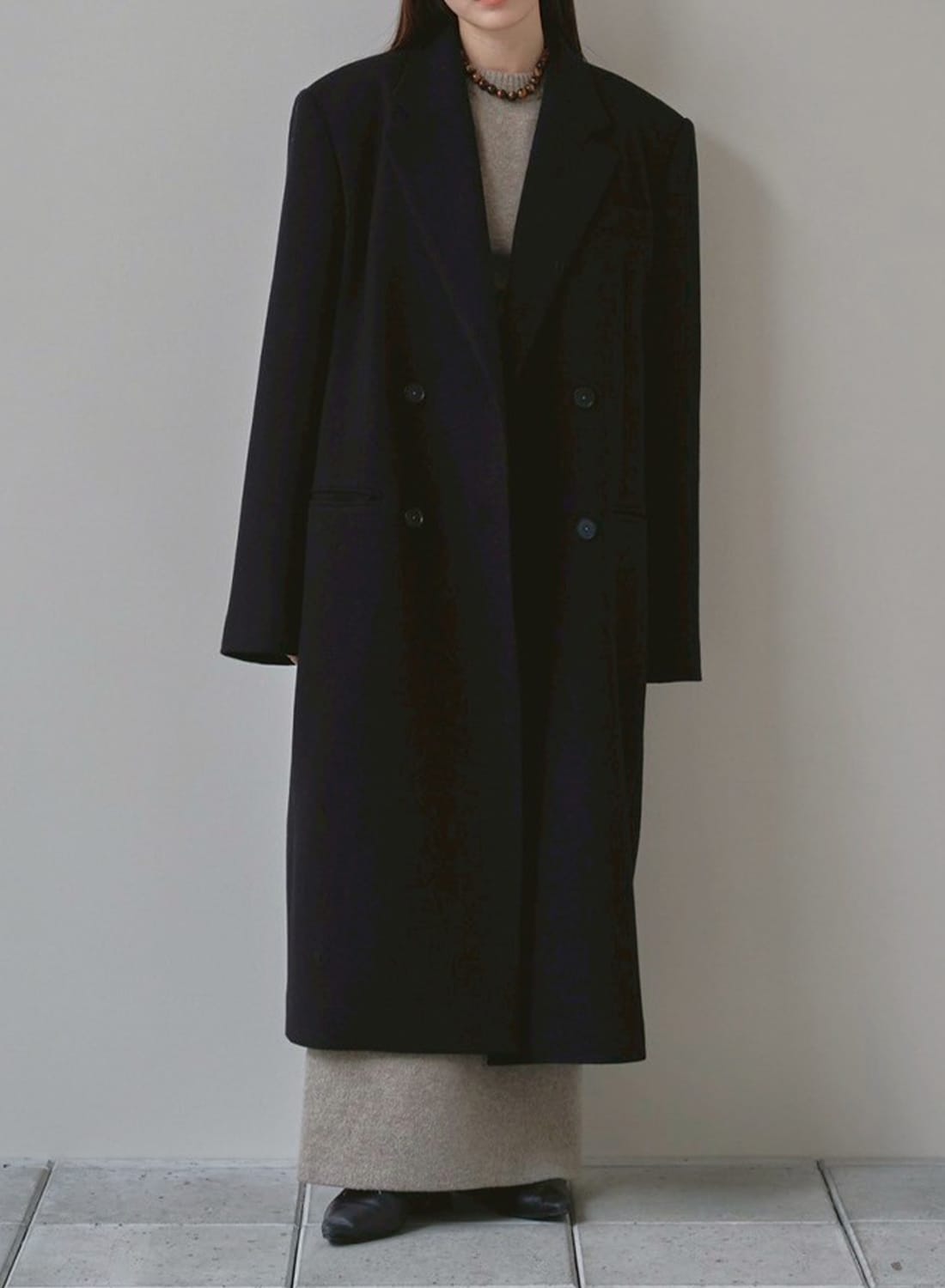 WOOL 100% CHESTER COAT|ウール チェスター コートウール チェスター