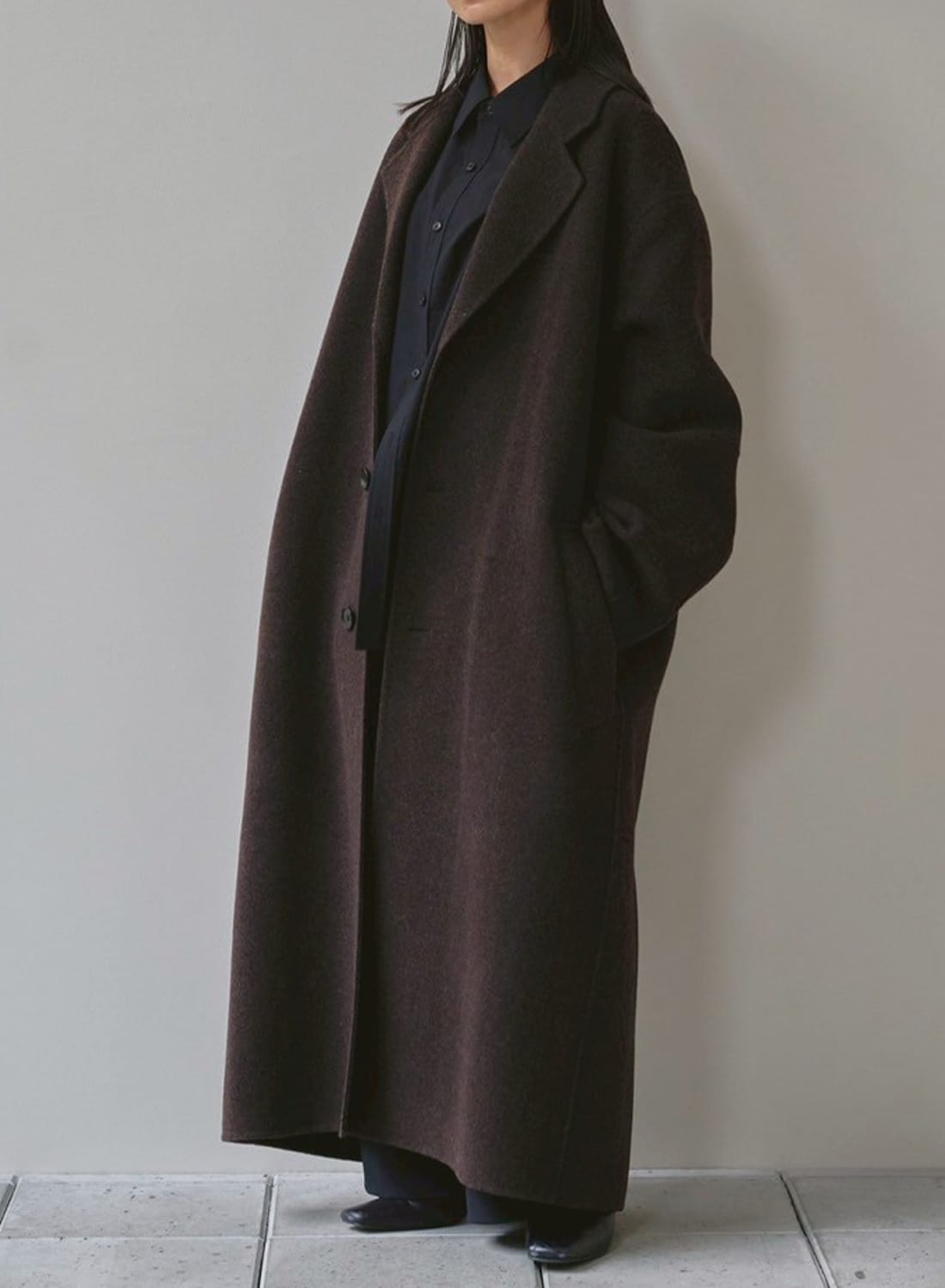 WOOL OVER COAT|ウール オーバー コートウール オーバー コート| MOONLOID