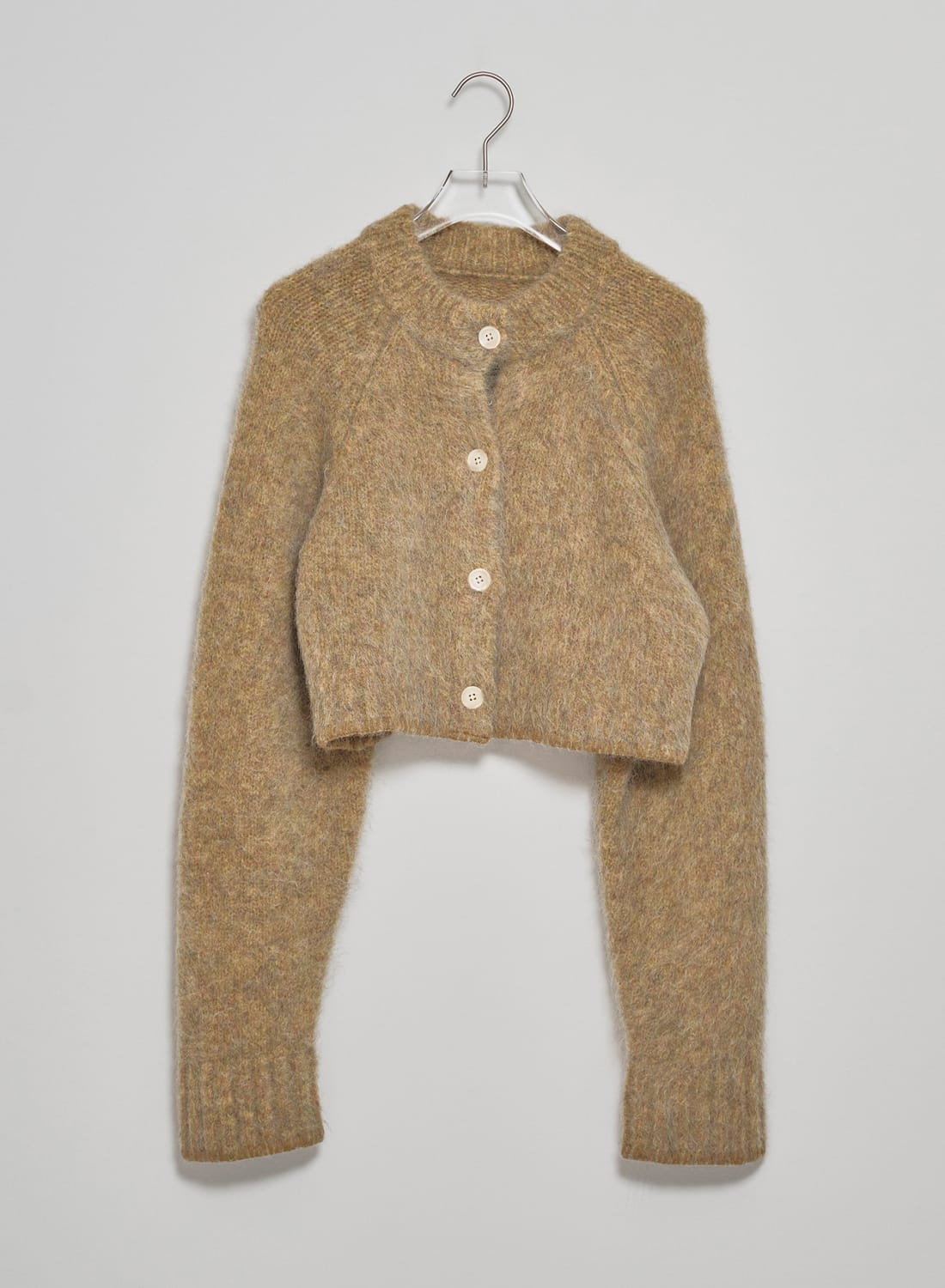 【Y's for living/ワイズフォーリビング】Brushed Cardigan 起毛素材 カーディガン ジャケット フリース YOHJI YAMAMOTO ヨウジヤマモト UNIVERD72 カーディガン BRUSHED LINING CARDIGAN 表起毛 シンプル