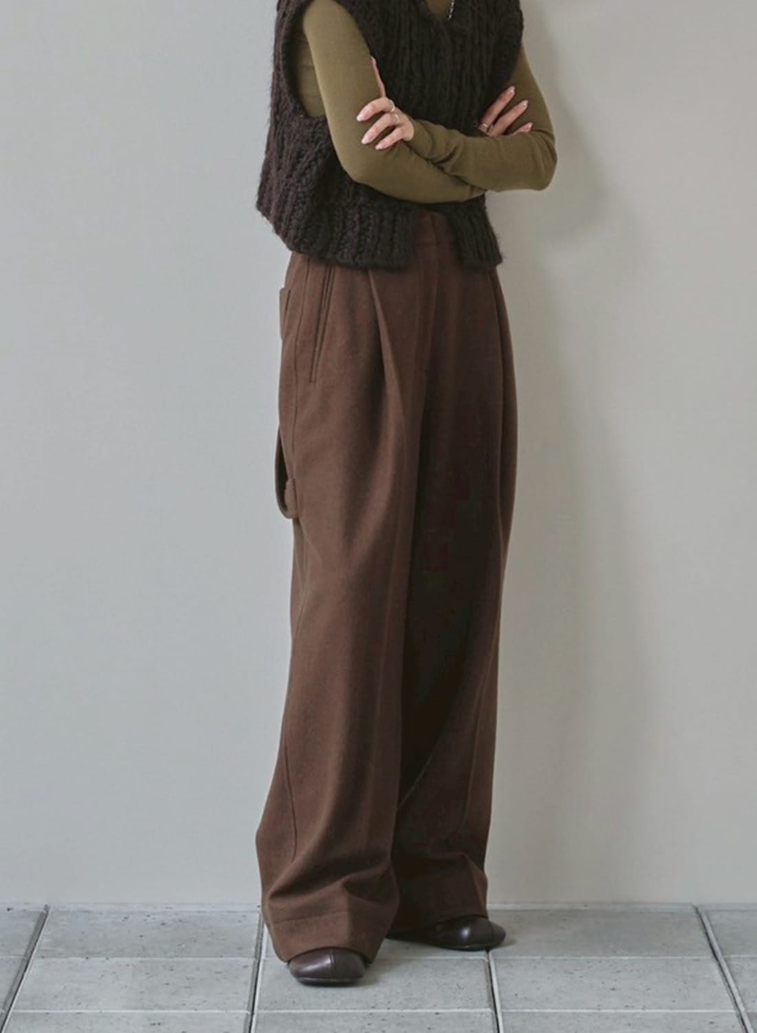 TODAYFUL(トゥデイフル)/Wool Painter Pants(ウール ペインター