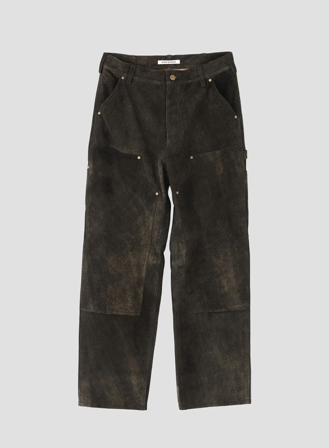 SEVEN BY SEVEN（セブンバイセブン）LEATHER DOUBLE KNEE PANTS