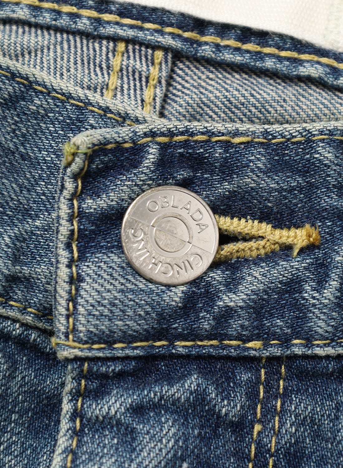 【新品未使用】CINCH オブラダ　ミレニアムジーンズ白 CINCH オブラダ ミレニアムジーンズ白 Oblada オブラダ