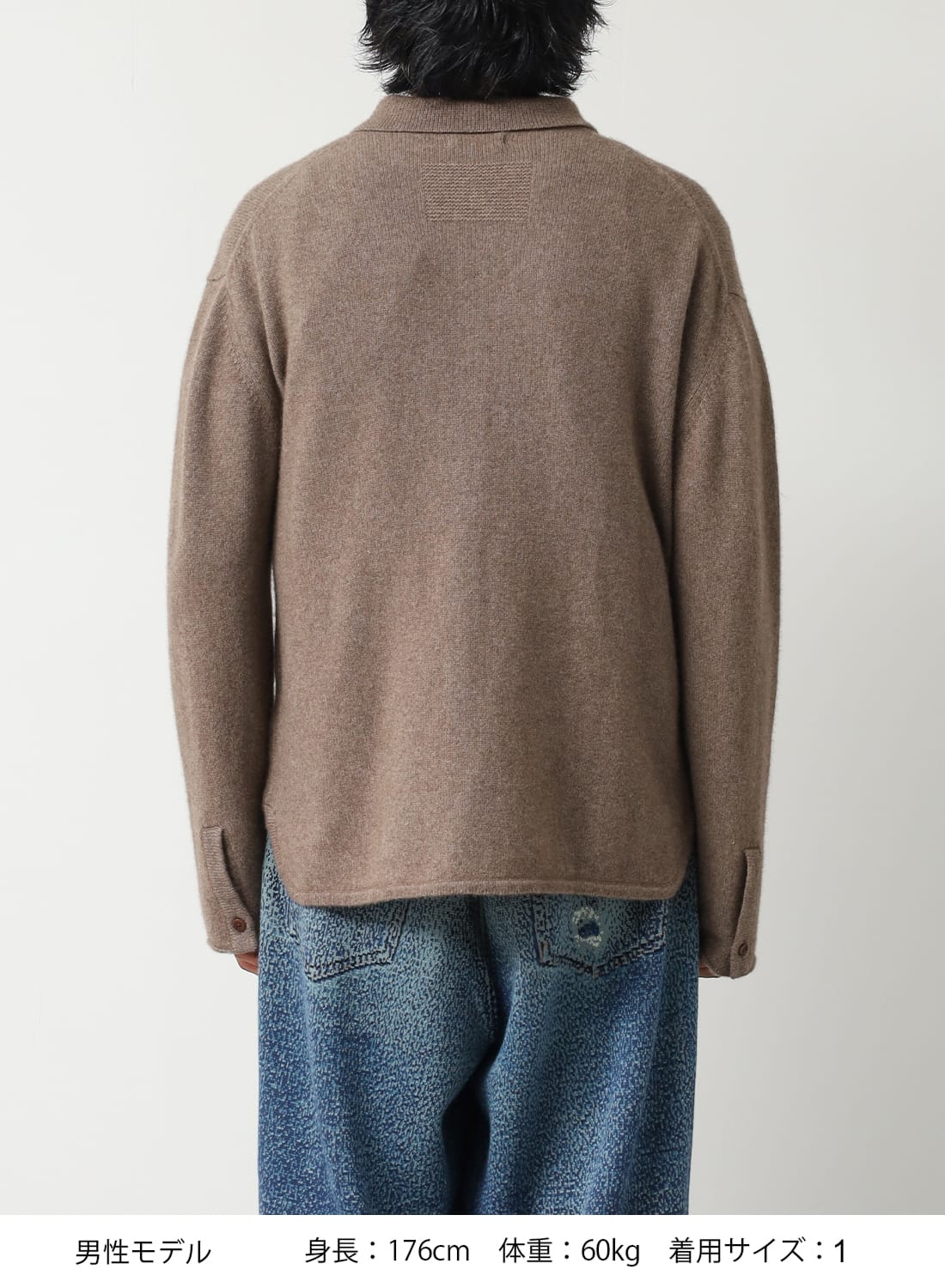 nakedgauge ネイキッドゲージ TOLY ニット ジャケット 2 50% OFF】[ng24w-07sw01c]nakedgauge(ネイキッドゲージ)TOLY