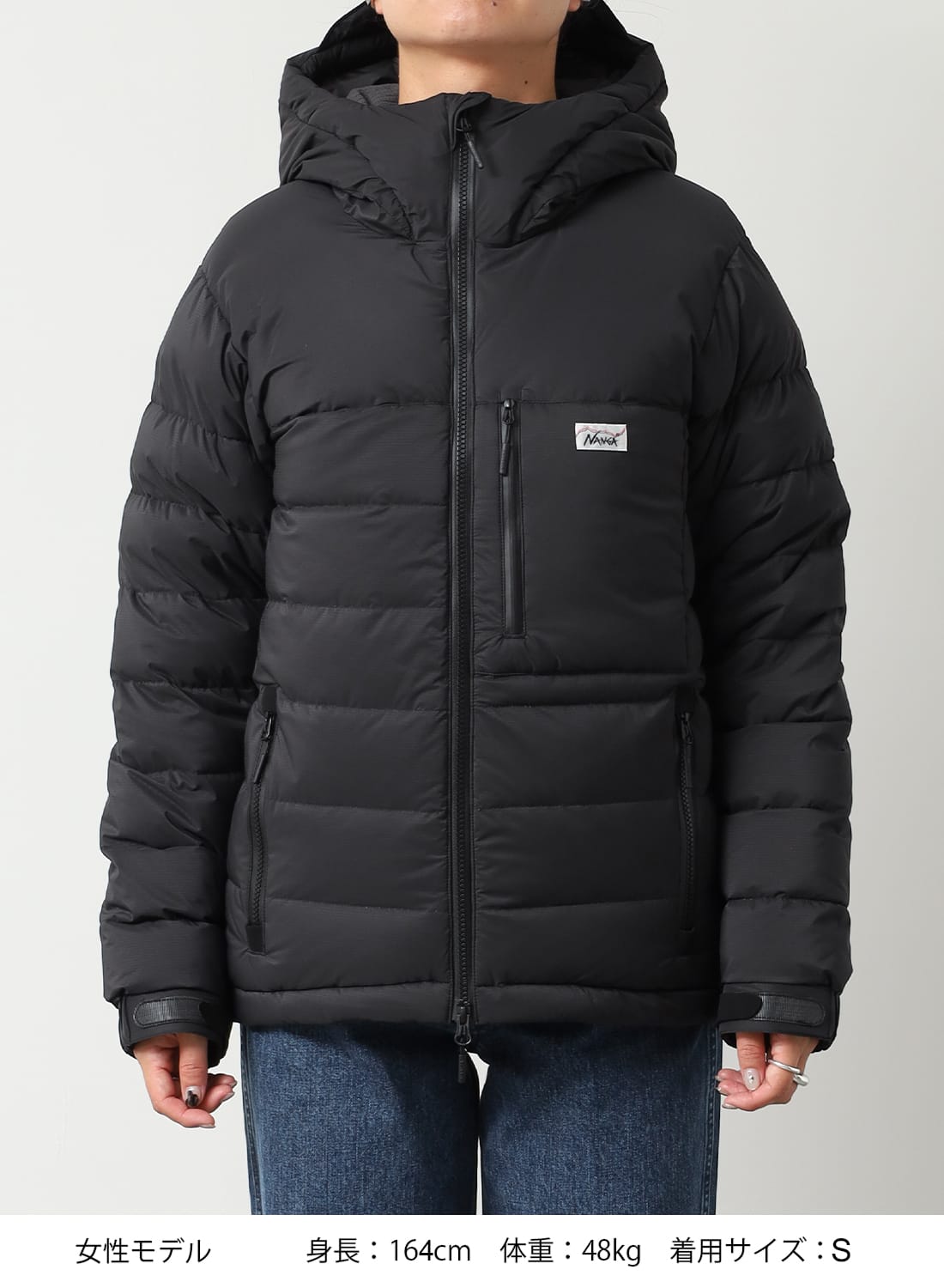 即完売商品!!美品NANGA ブラック ダウンジャケット NANGA×Grand PARK/ナンガ×グランドパーク別注ダウンジャケット