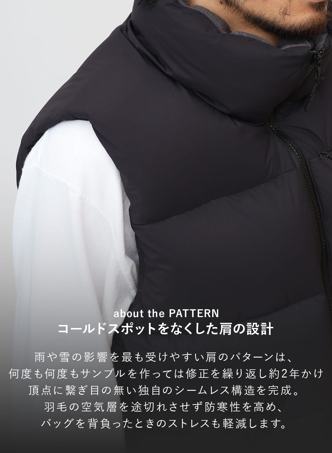 NANGA WHITE LABEL ダウンベスト ブラック タイプ4 NANGA WHITE LABEL（ナンガホワイトレーベル）最強ダウン