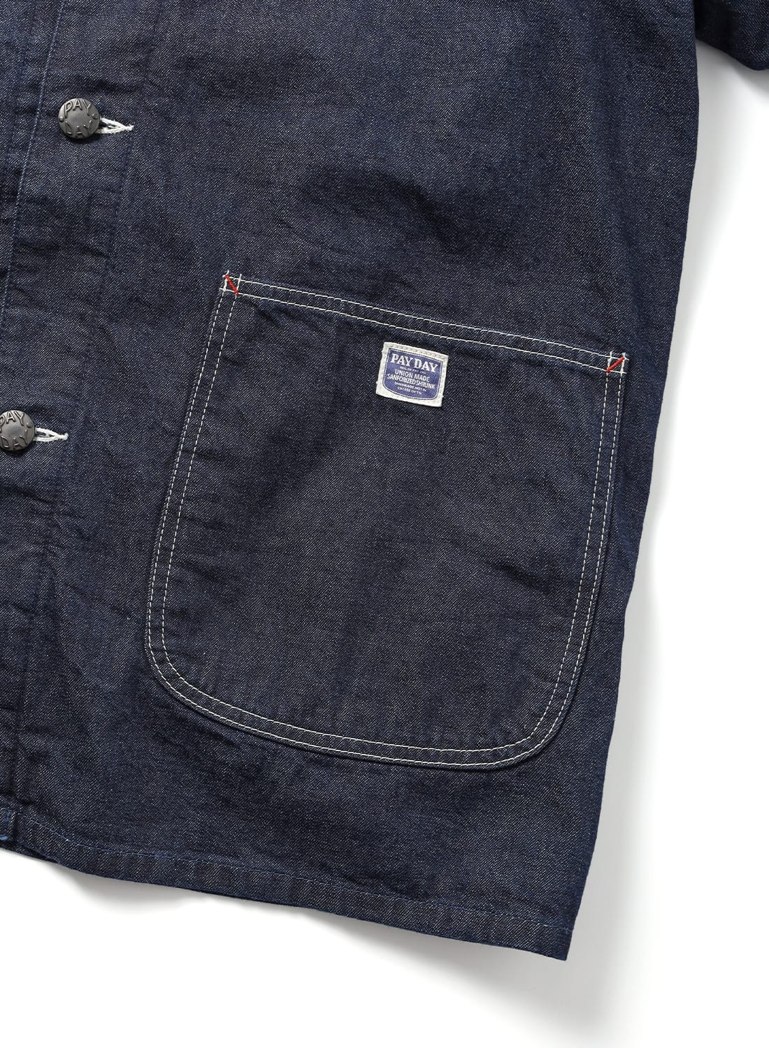 LOOP　PAYDAY ペイデイ 40s復刻 M ショールカラー 40's復刻 PAYDAY ショールカラー カバーオール インディゴ M