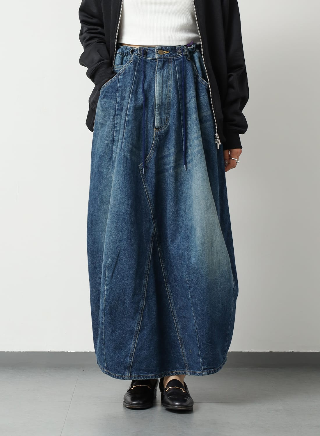 H.D. JEAN SKIRT - 12OZ DENIM|ヒザデル ジーンスカート - 12オンス