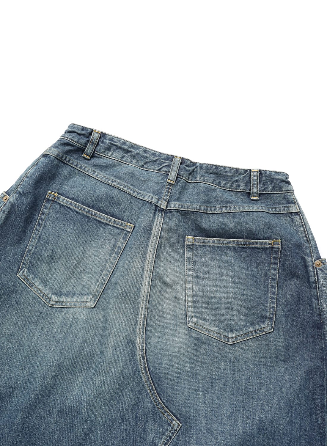 H.D. JEAN SKIRT - 12OZ DENIM|ヒザデル ジーンスカート - 12オンス
