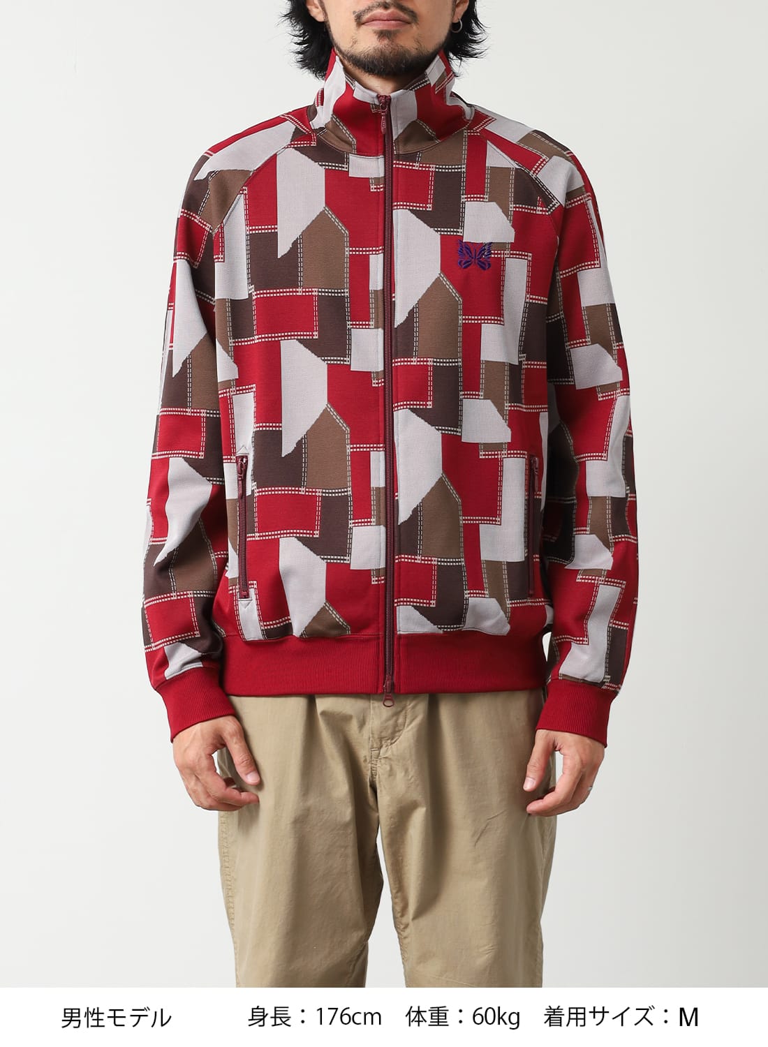 TRACK JACKET - POLY JACQUARD|トラックジャケット - ポリ ジャカード