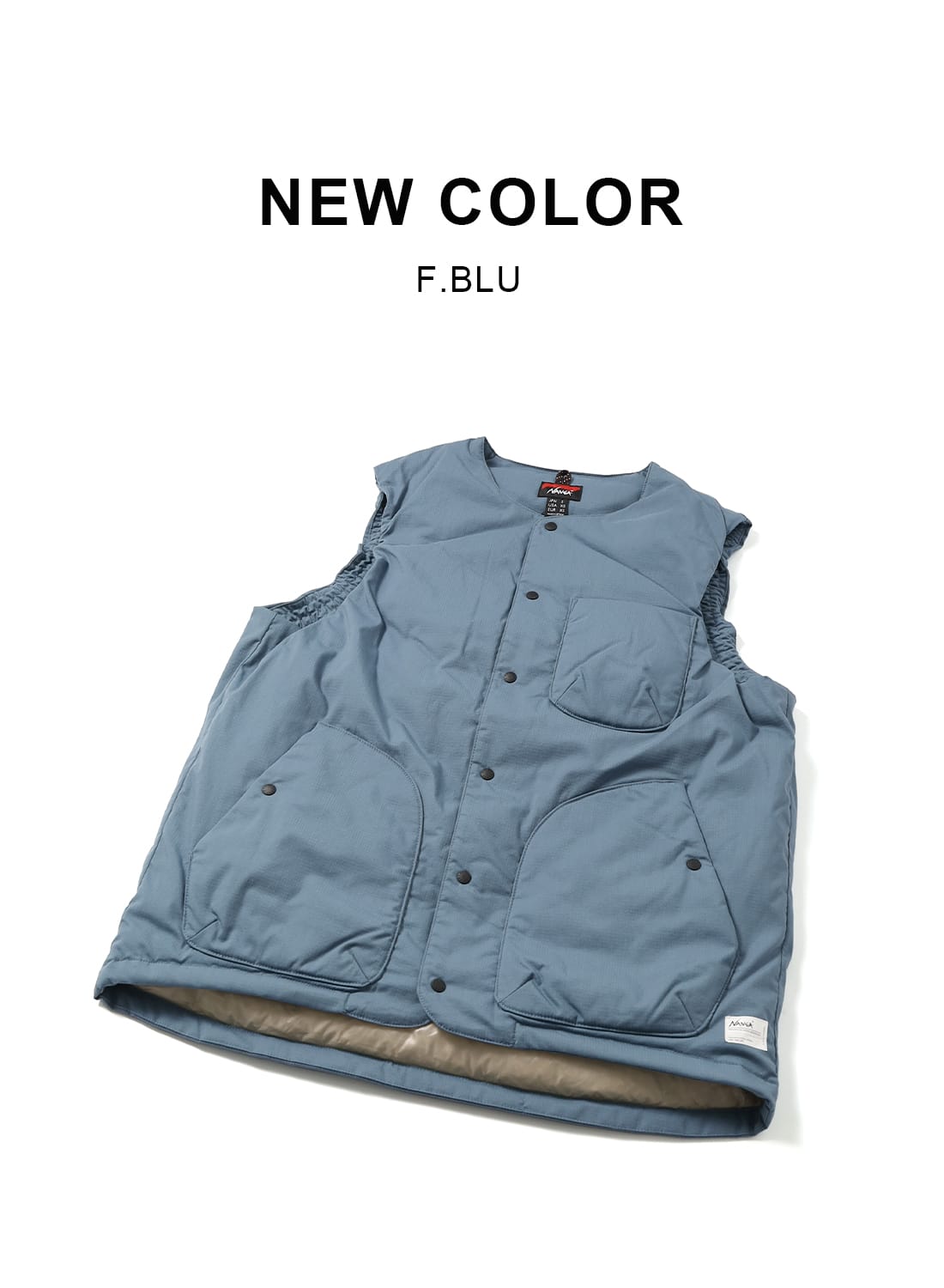 NANGA ナンガ　インナーダウンベスト ネイビー M NANGA（ナンガ）INNER DOWN VEST（インナーダウンベスト）/ Navy