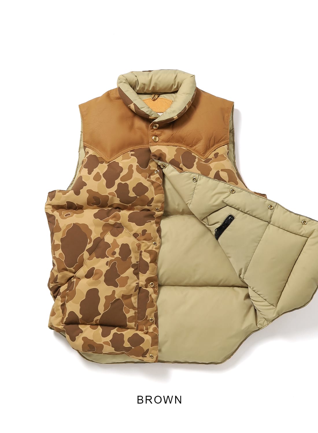 DOWN VEST HUNTER CAMO|ダウンベスト ハンターカモダウンベスト