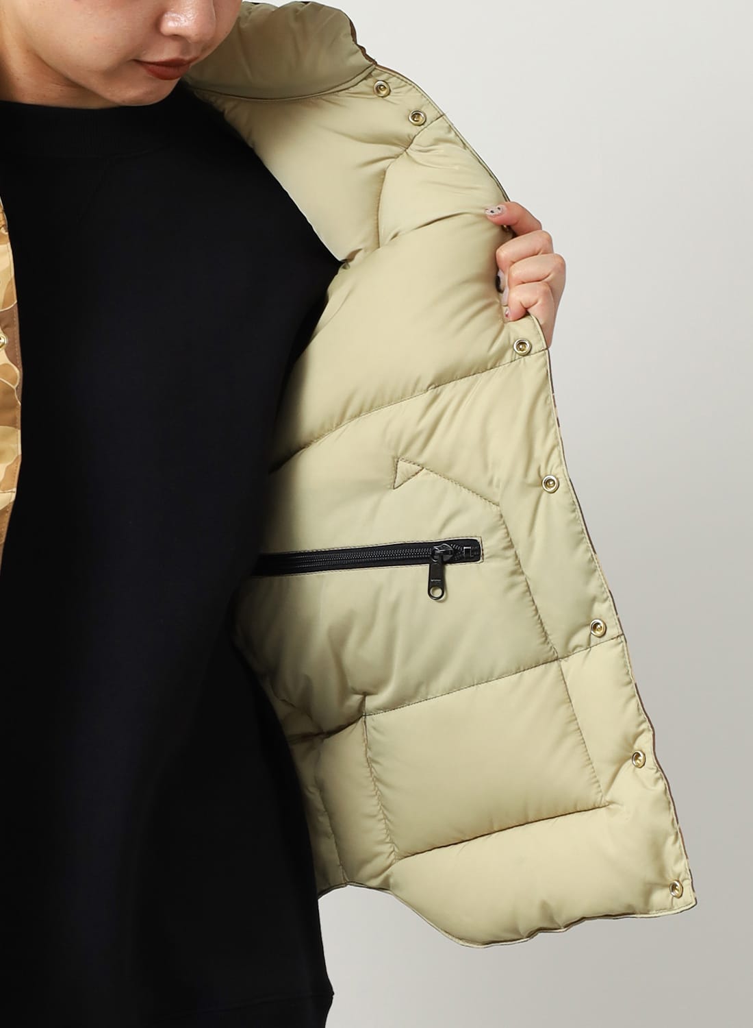 DOWN VEST HUNTER CAMO|ダウンベスト ハンターカモダウンベスト