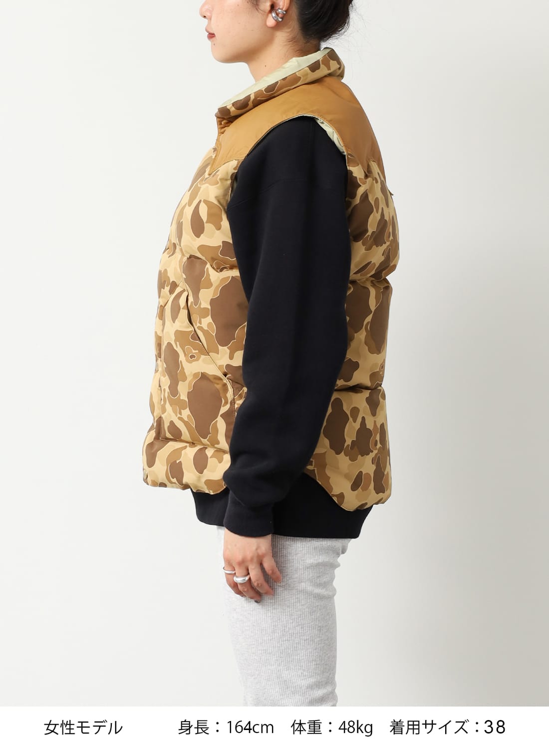 DOWN VEST HUNTER CAMO|ダウンベスト ハンターカモダウンベスト