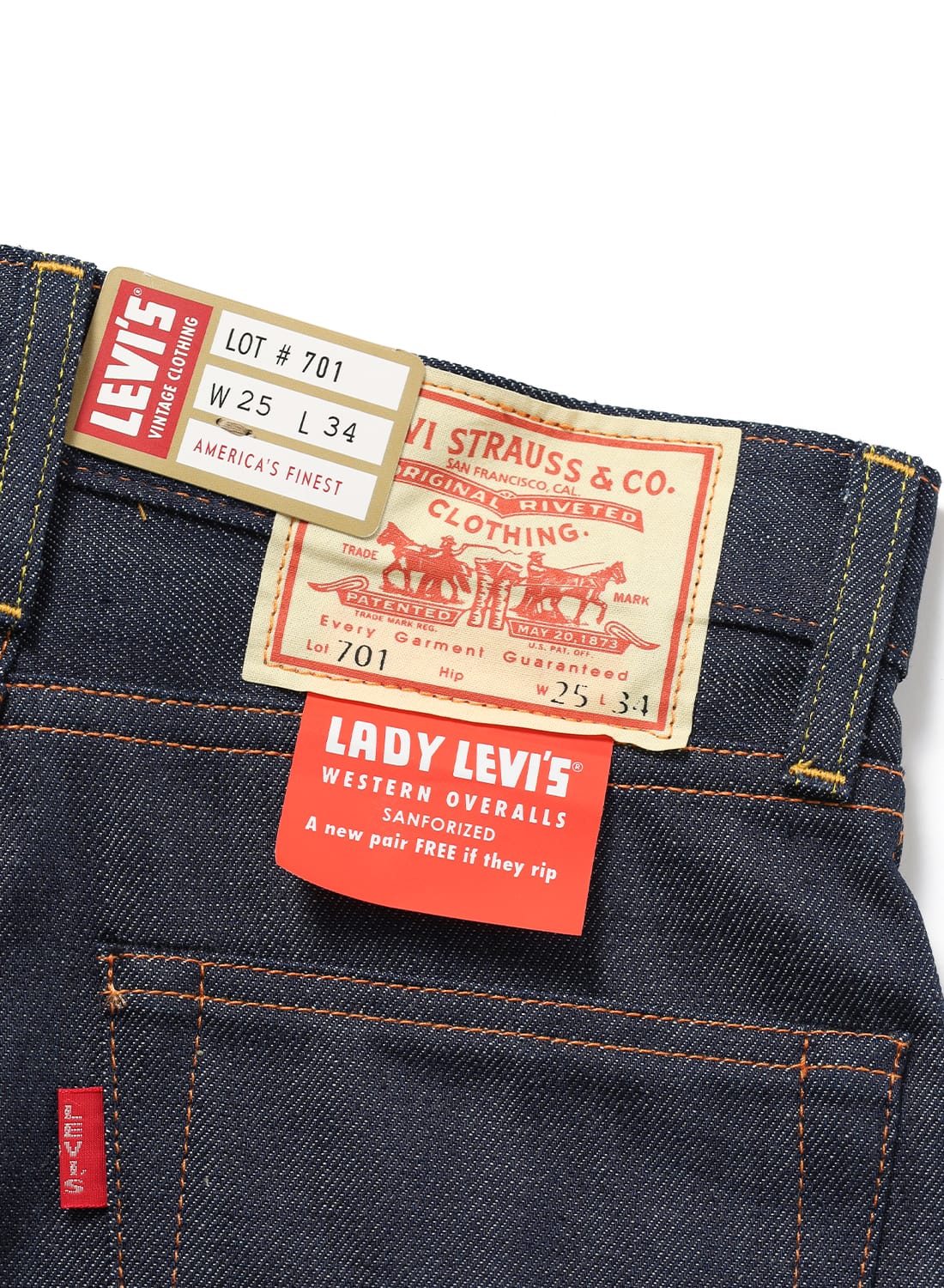 1950'S 701 JEANS|1950's 701 ジーンズ リジッド1950's 701 ジーンズ