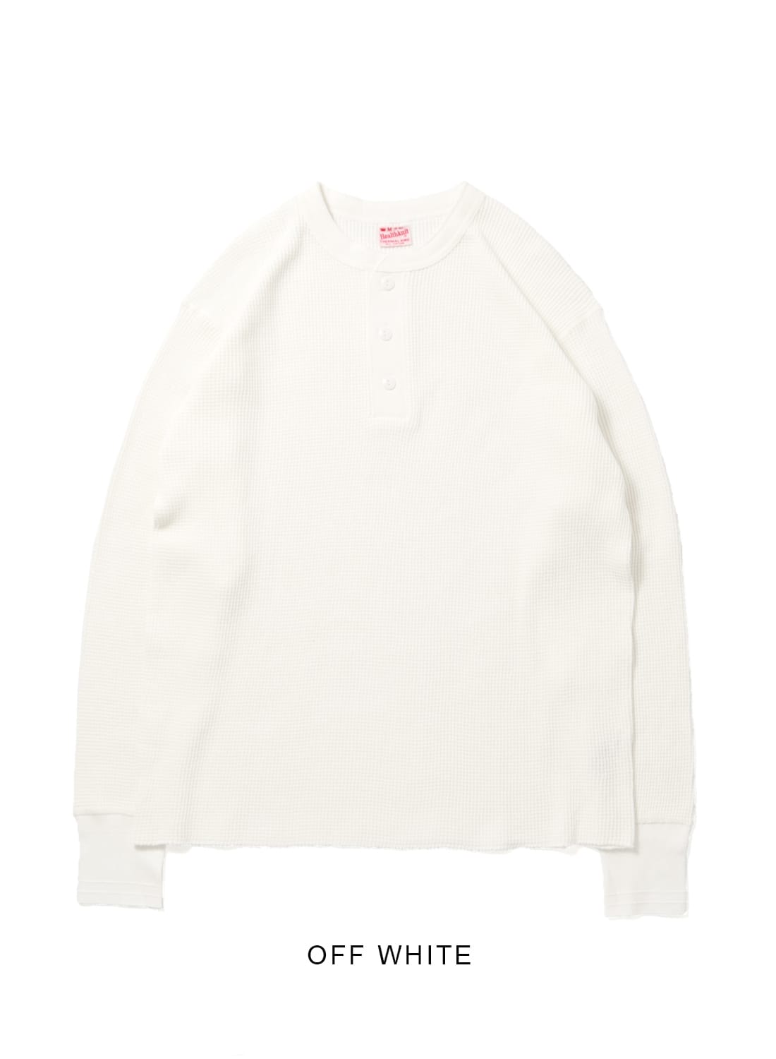 10%OFFクーポン対象】THERMAL KING WAFFLE HENLEYNECK L/S|サーマル