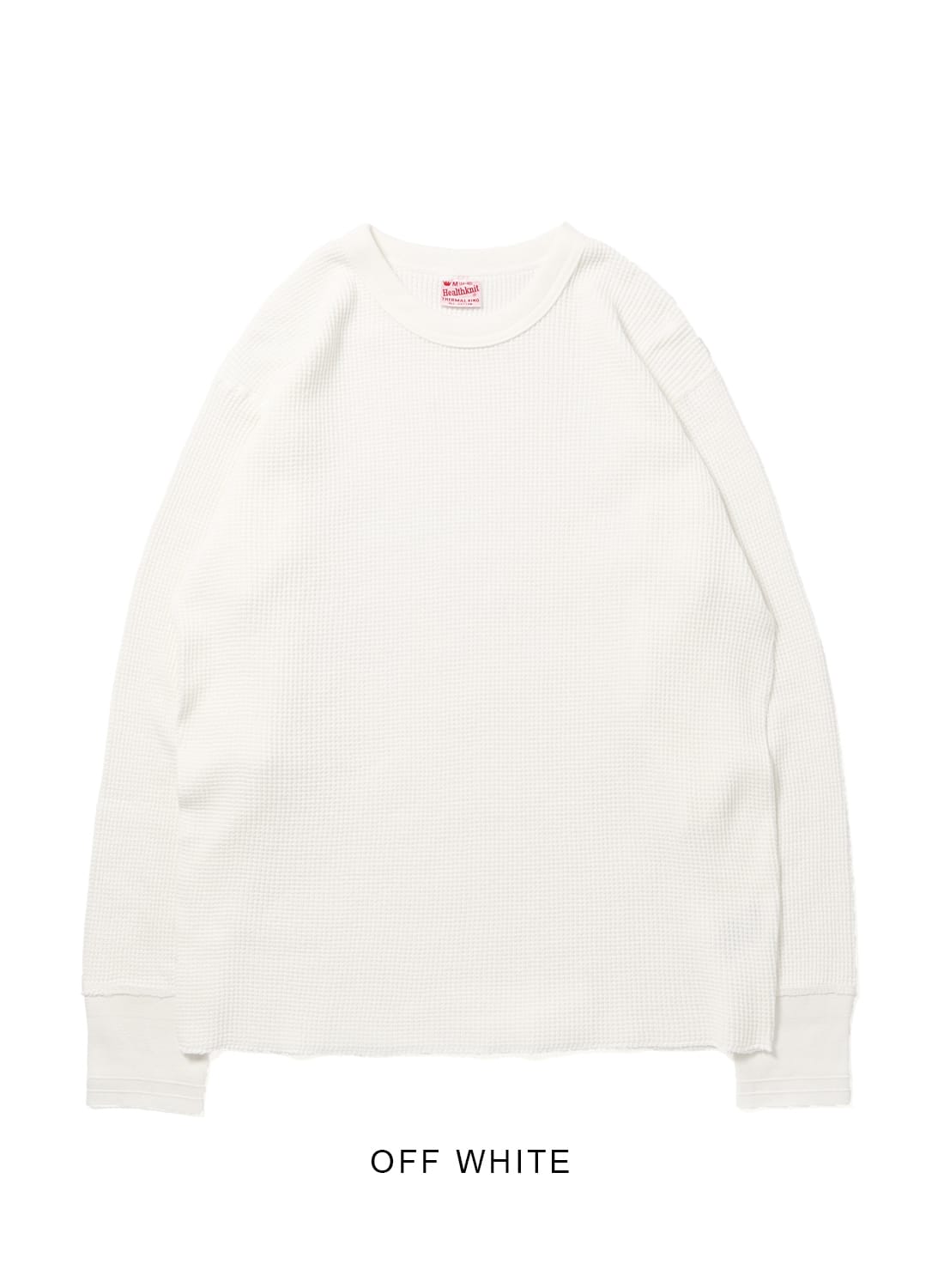 かつきくん着用 slacker サーマル Mサイズ 10%OFFクーポン対象】THERMAL KING WAFFLE CREWNECK L/S|サーマル