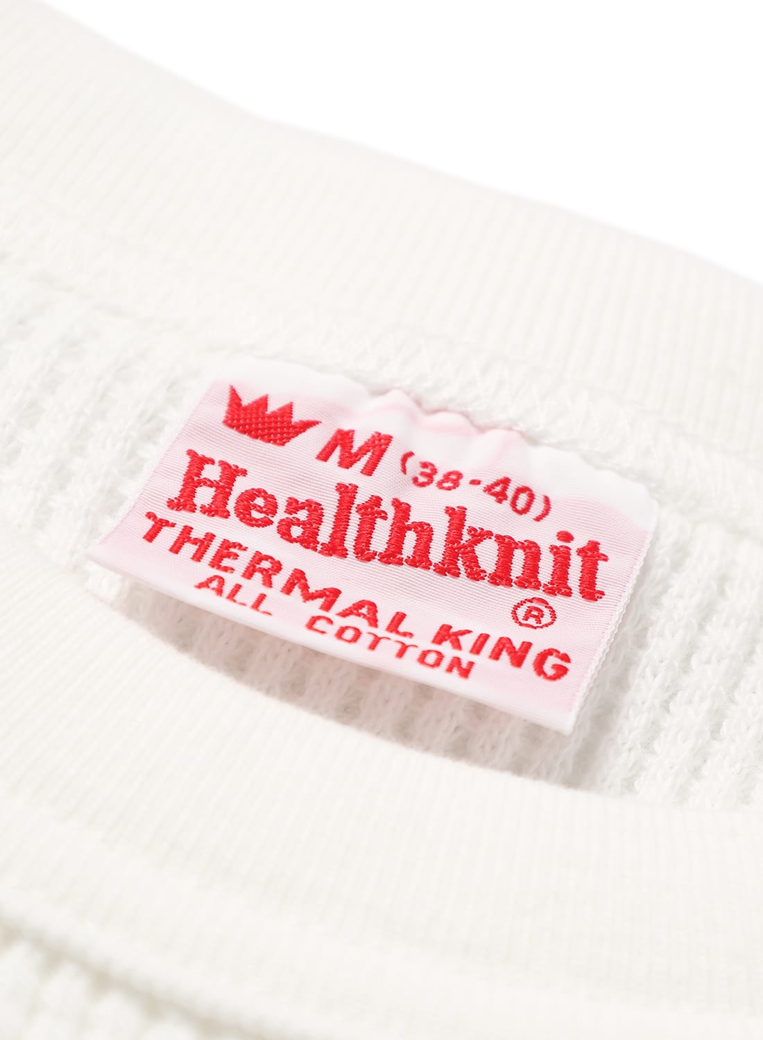 10%OFFクーポン対象】THERMAL KING WAFFLE CREWNECK L/S|サーマル