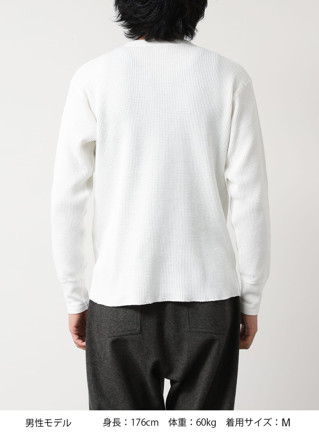 10%OFFクーポン対象】THERMAL KING WAFFLE CREWNECK L/S|サーマル