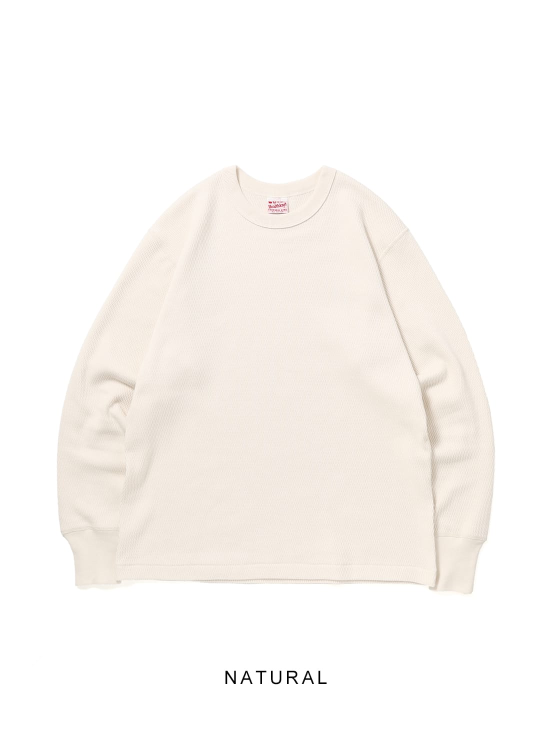 10%OFFクーポン対象】THERMAL KING RASCHEL HONEYCOMB CREWNECK L/S