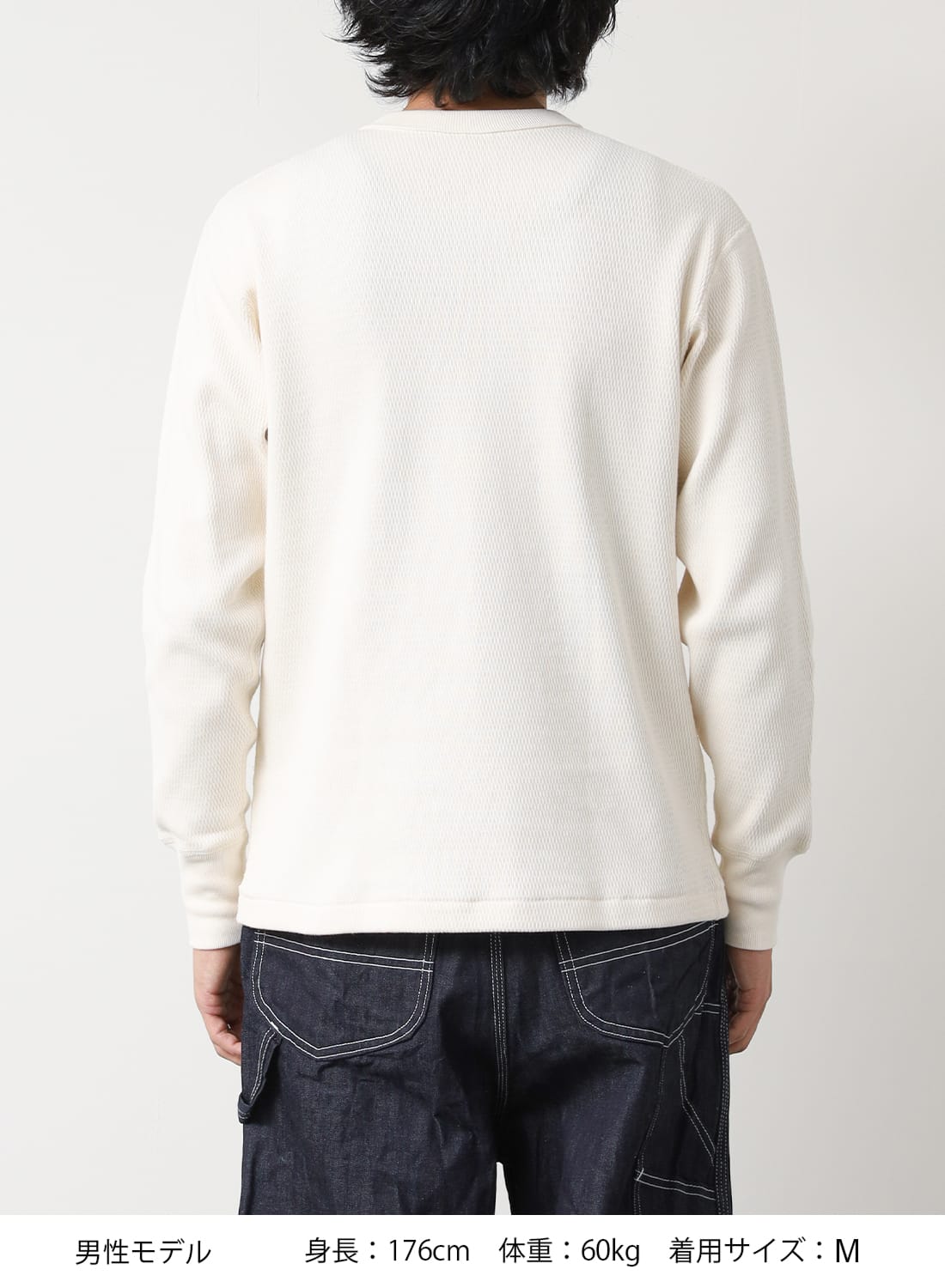 10%OFFクーポン対象】THERMAL KING RASCHEL HONEYCOMB CREWNECK L/S