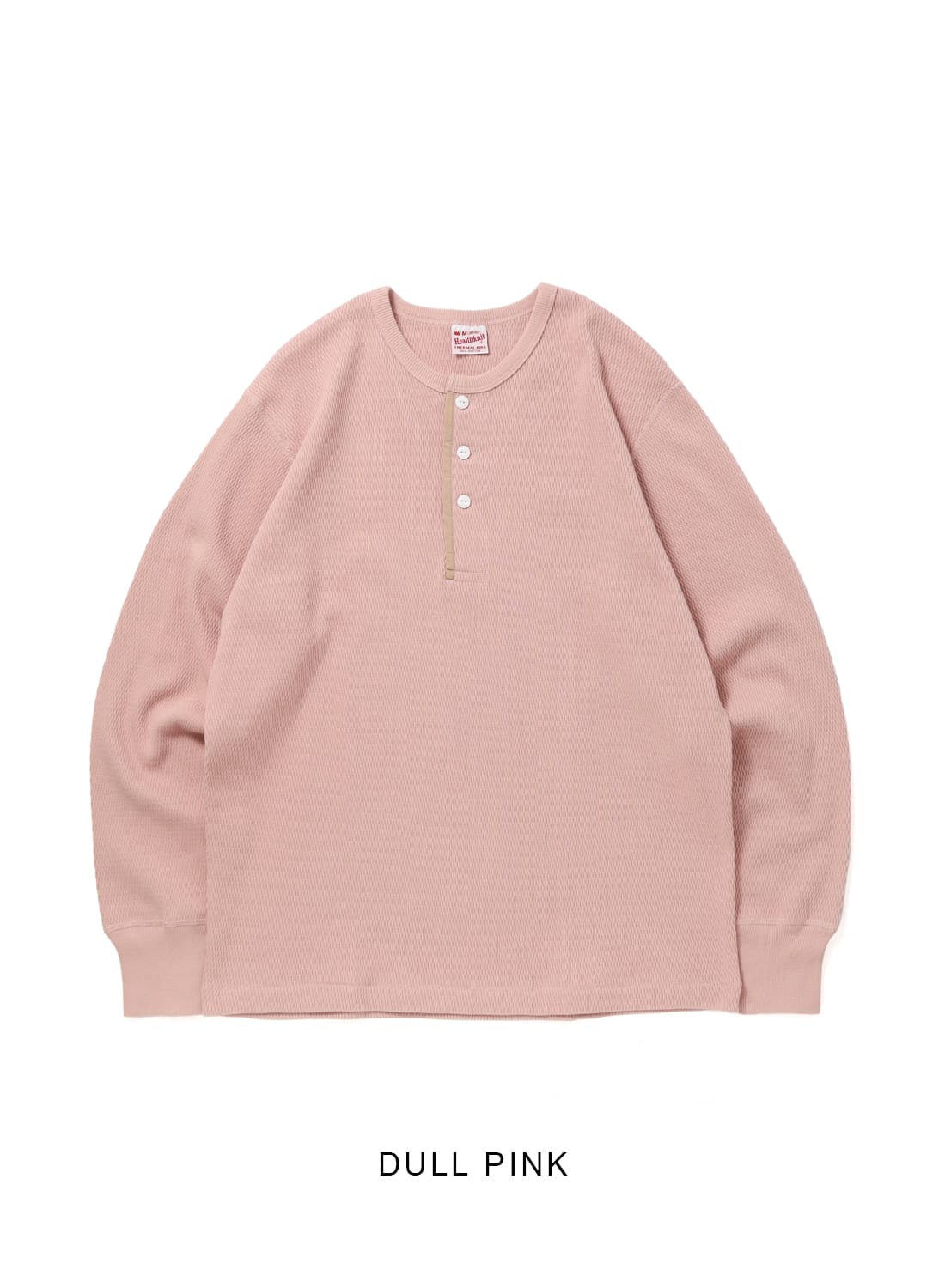 THERMAL KING RASCHEL HONEYCOMB HENLEYNECK L/S|サーマルキング