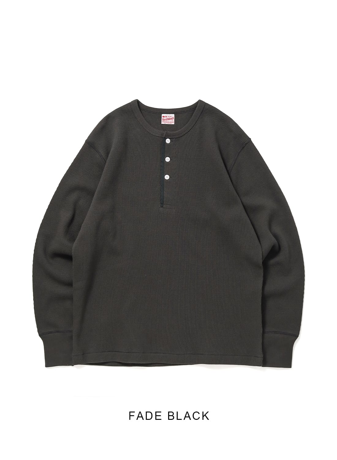 THERMAL KING RASCHEL HONEYCOMB HENLEYNECK L/S|サーマルキング