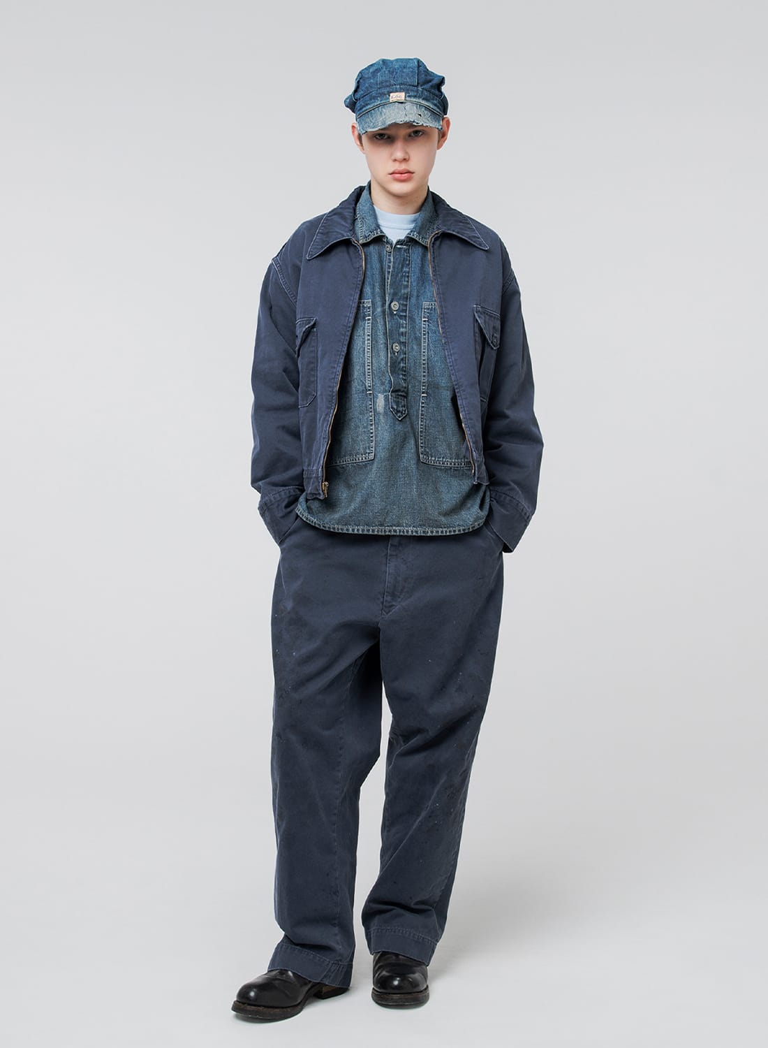 ESSENTIAL CHINO PANTS AGED|エッセンシャル チノパンツ エイジド