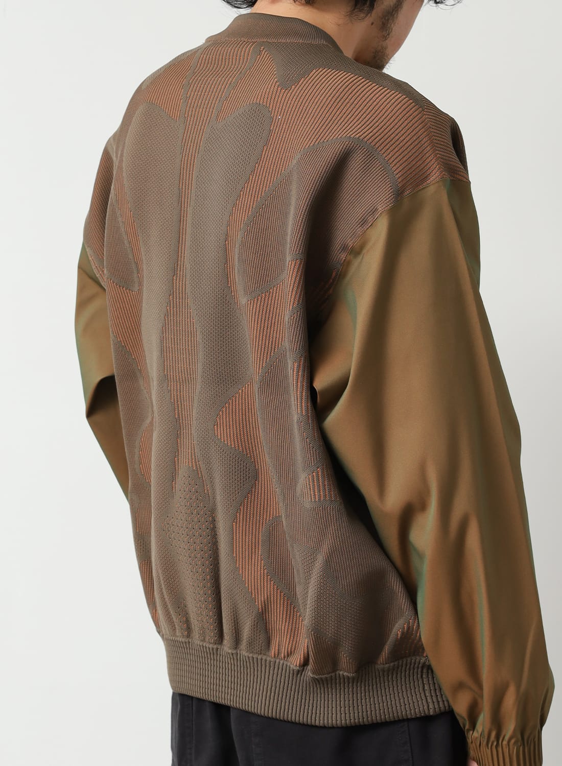 20%OFFクーポン対象】FUSIONKNIT HYBRID CREWNECK|フュージョンニット