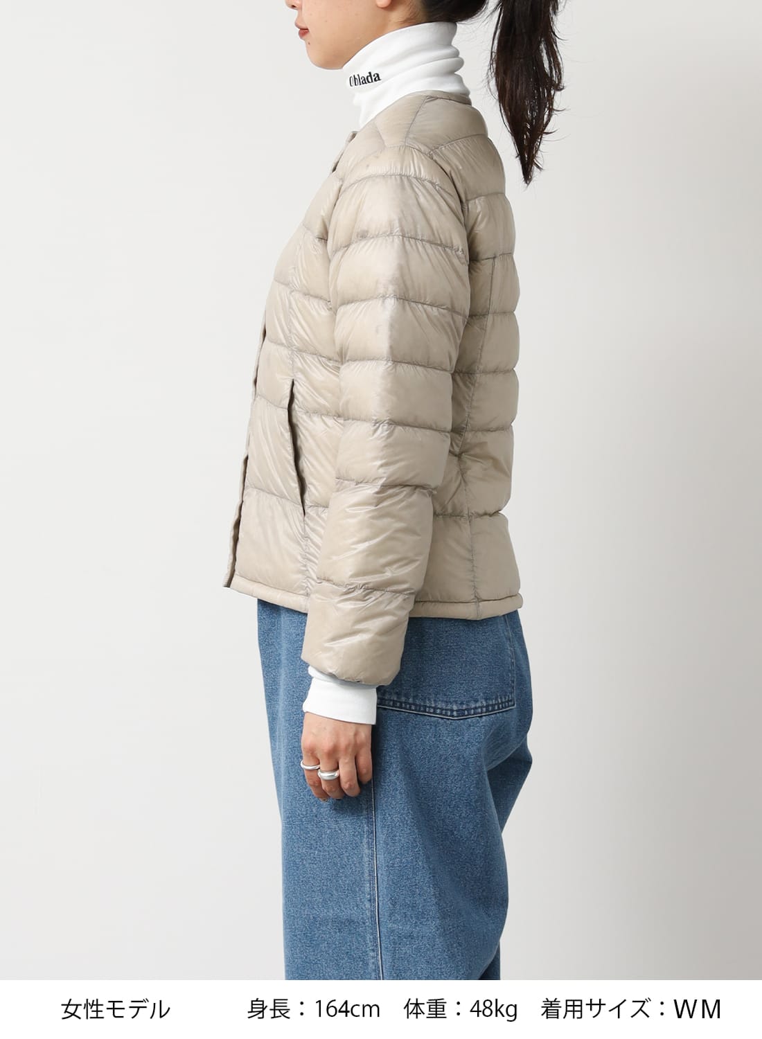 idntt id7 ナムジウン　jiwoon 211 212 213A NANGA(ナンガ)/7DAYS INNER DOWN CARDIGAN(7デイズ インナー