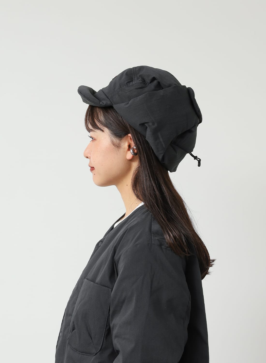 HINOC RIPSTOP DOWN EAR FLAP CAP|ヒノック リップストップ ダウン