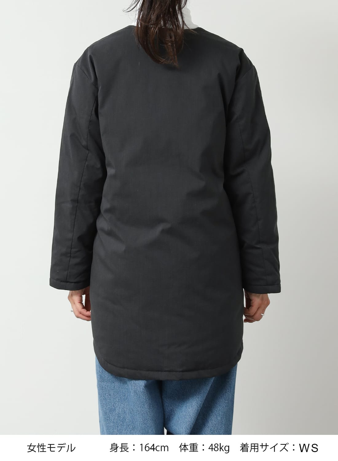 HINOC RIPSTOP INNER DOWN LONG CARDIGAN W|ヒノック リップストップ