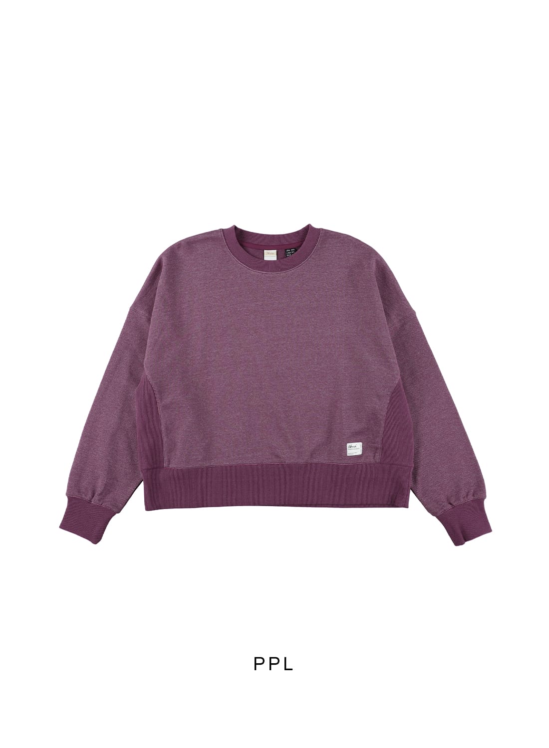 NANGA(ナンガ)/ECO HYBRID SWEATSHIRT W(エコ ハイブリッド スウェットシャツ ウィメンズ)/レディース トップス スウェット クロップドスウェット NW2442-1F005-B ECO HYBRID SWEATSHIRT W|エコ ハイブリッド スウェットシャツ