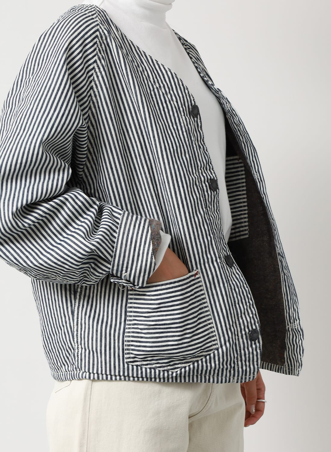 MOONLOID EXCLUSIVE 40S WWII BLANKET LINED ENGINEER JACKET