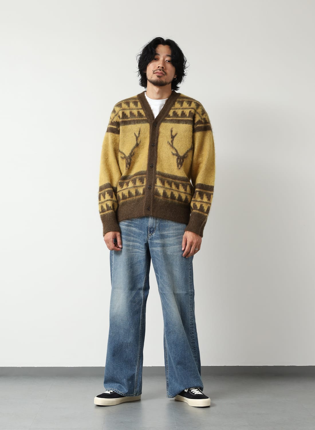 South2 West8（サウスツー ウエストエイト）Mohair V Neck