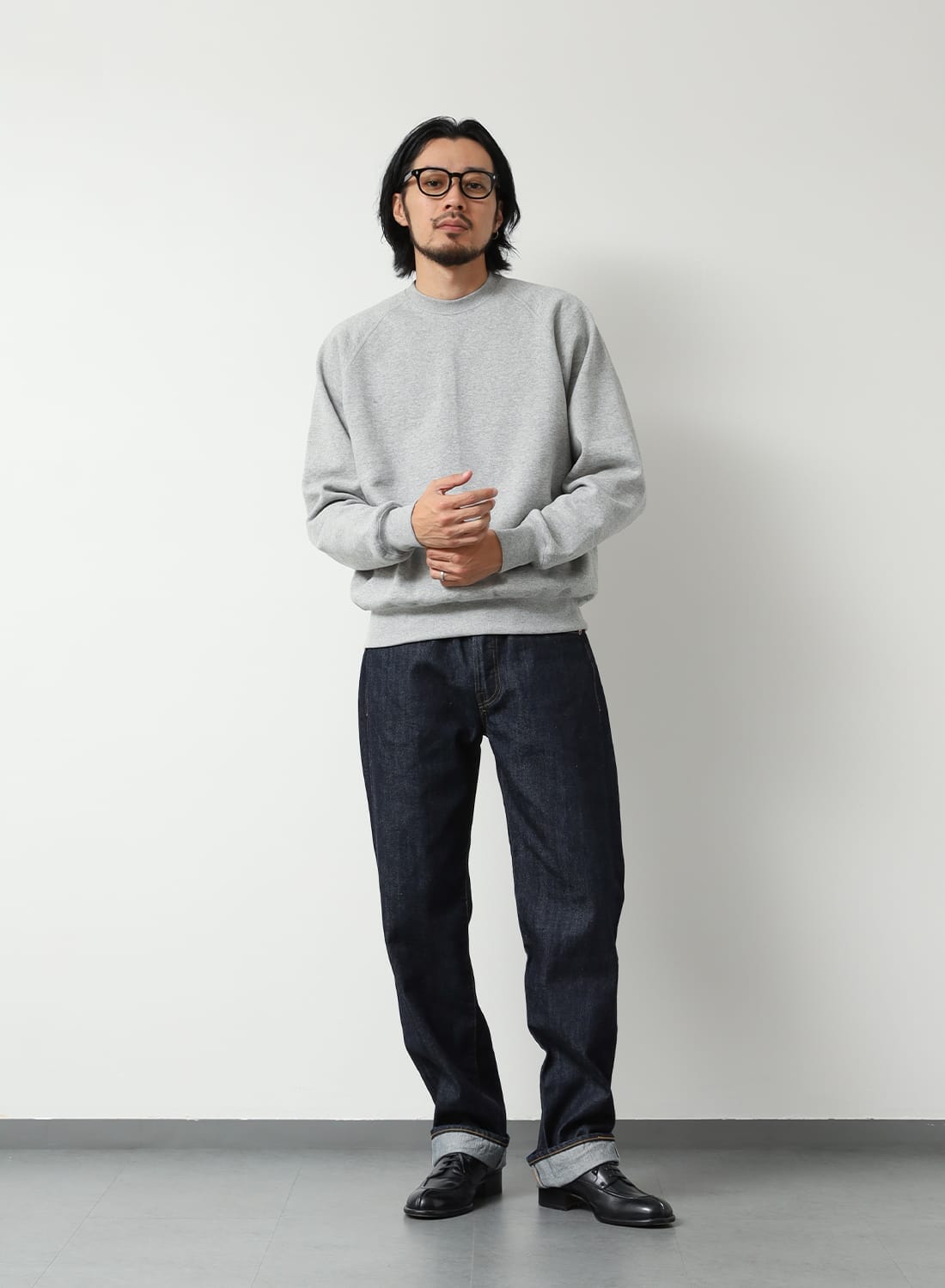 トップス SEE SEE RAGLAN CREW SWEAT SEE SEE x S.F.C CREW SWEAT 【BLACK】 | S.F.C ONL