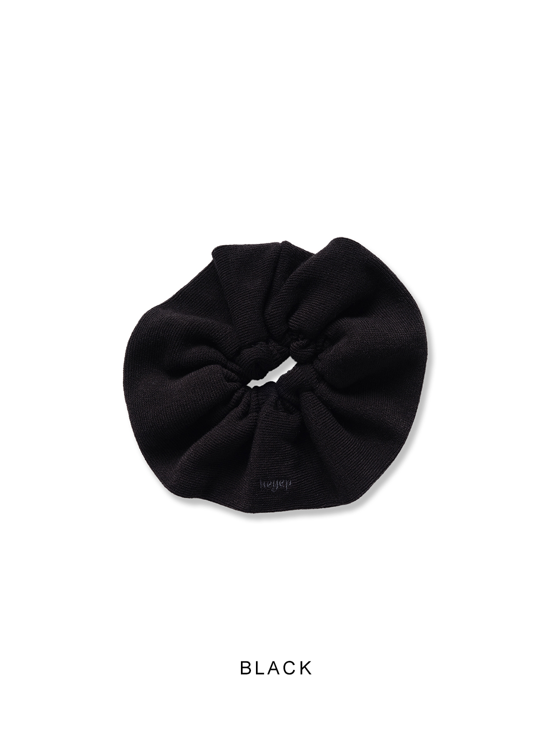 KNIT LOGO SCRUNCHIE|ニットロゴ シュシュニットロゴ シュシュ| MOONLOID