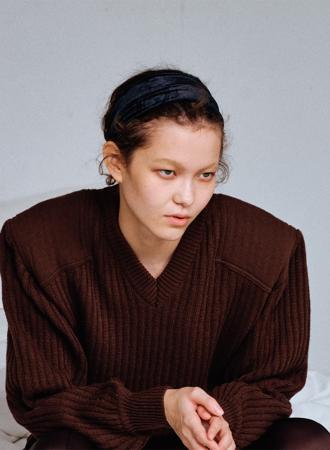 VELOUR LOGO HAIRBAND|ベロアロゴヘアバンドベロアロゴヘアバンド