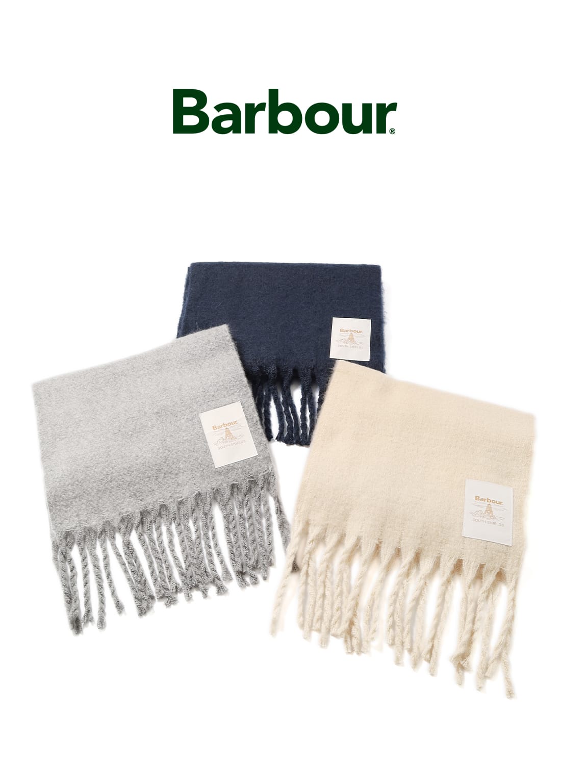 バブアー Barbour / Ellison Scarf エリソン スカーフ / LSC0458 / マフラー / ストール / シンプル / フェルト風 / レディース / 2025秋冬 ELLISON SCARF|エリソン スカーフエリソン スカーフ| MOONLOID