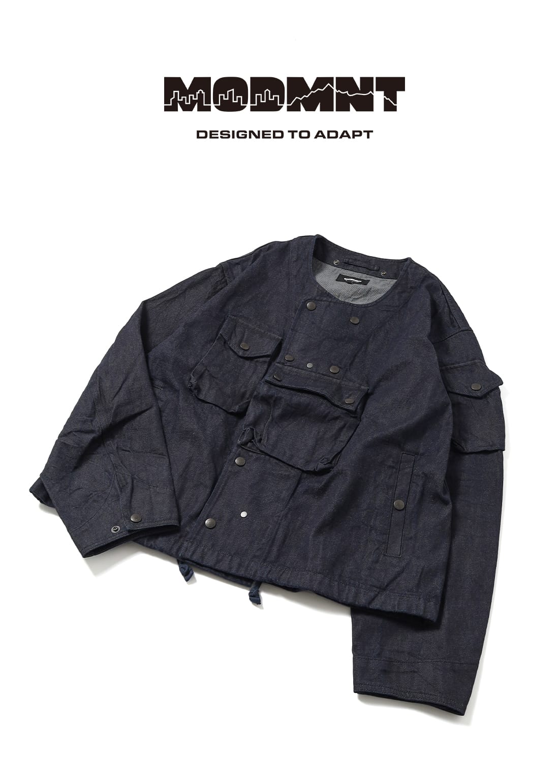 COLLARLESS JKT|カラーレスジャケットカラーレスジャケット| MOONLOID