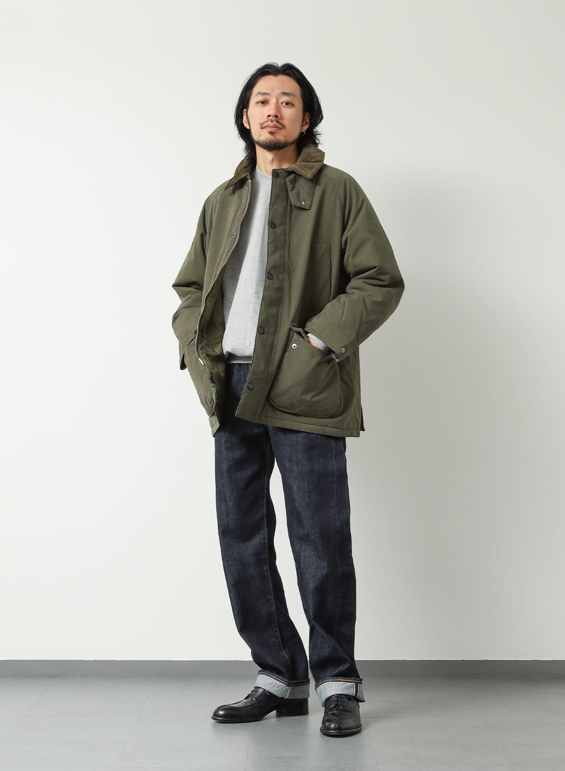 3度使用　Barbourパデッドオーバーサイズ BEDALE 10%OFFクーポン対象】PADDED OS BEDALE CASUAL JACKET|パデッド