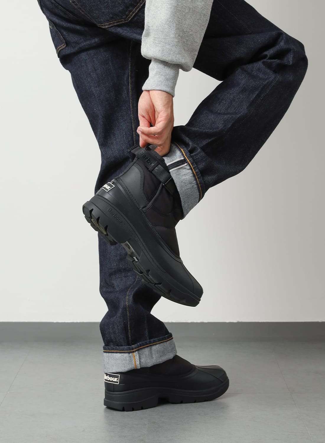 Barbour（バブアー）Braybourn Duck Boot Welly（ブレイボーン ダックブーツ ウェリー）靴 ブーツ スノーブーツ 保温 通勤 防寒 冬用 防水 ラバーソール アウトドア タウンユース BRAYBOURN DUCK BOOT WELLY|ブレイボーン ダックブーツ ウェリーブレイ