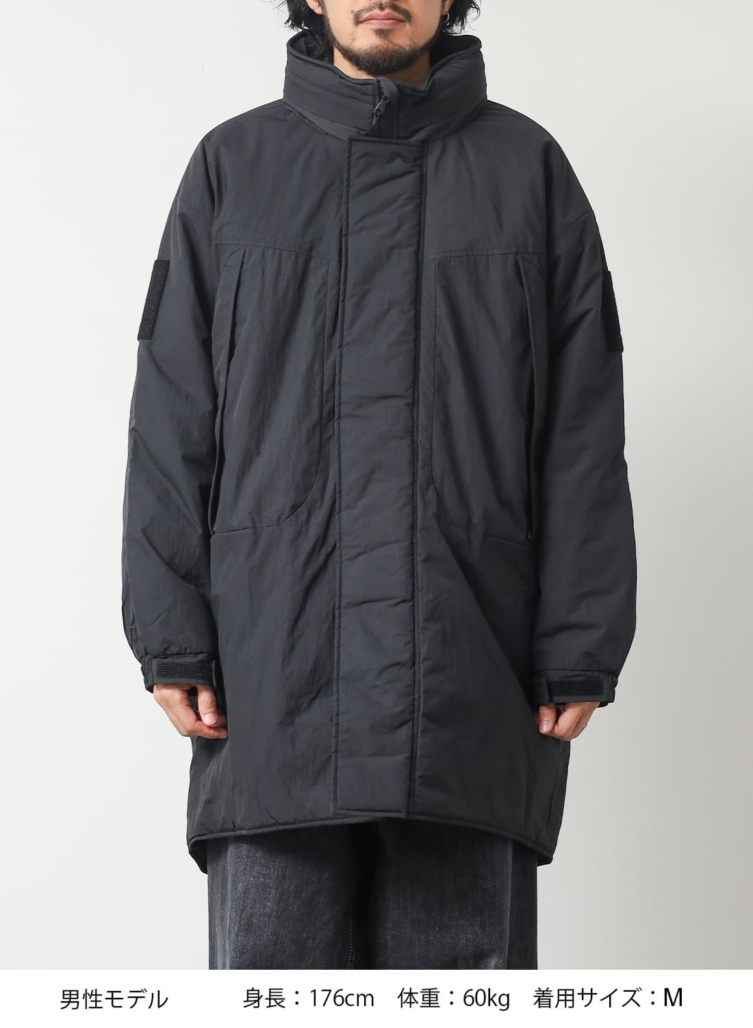 オーバーサイズ 変形 カスタマイズ コート y2k モード ロングサイズ old EXMOOR / エクスモア】ワックス コットン ミドルレングス コート