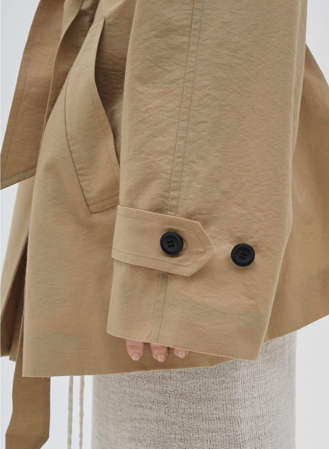 SPRING SHORT TRENCH|【26SS先行予約】スプリングショートトレンチ