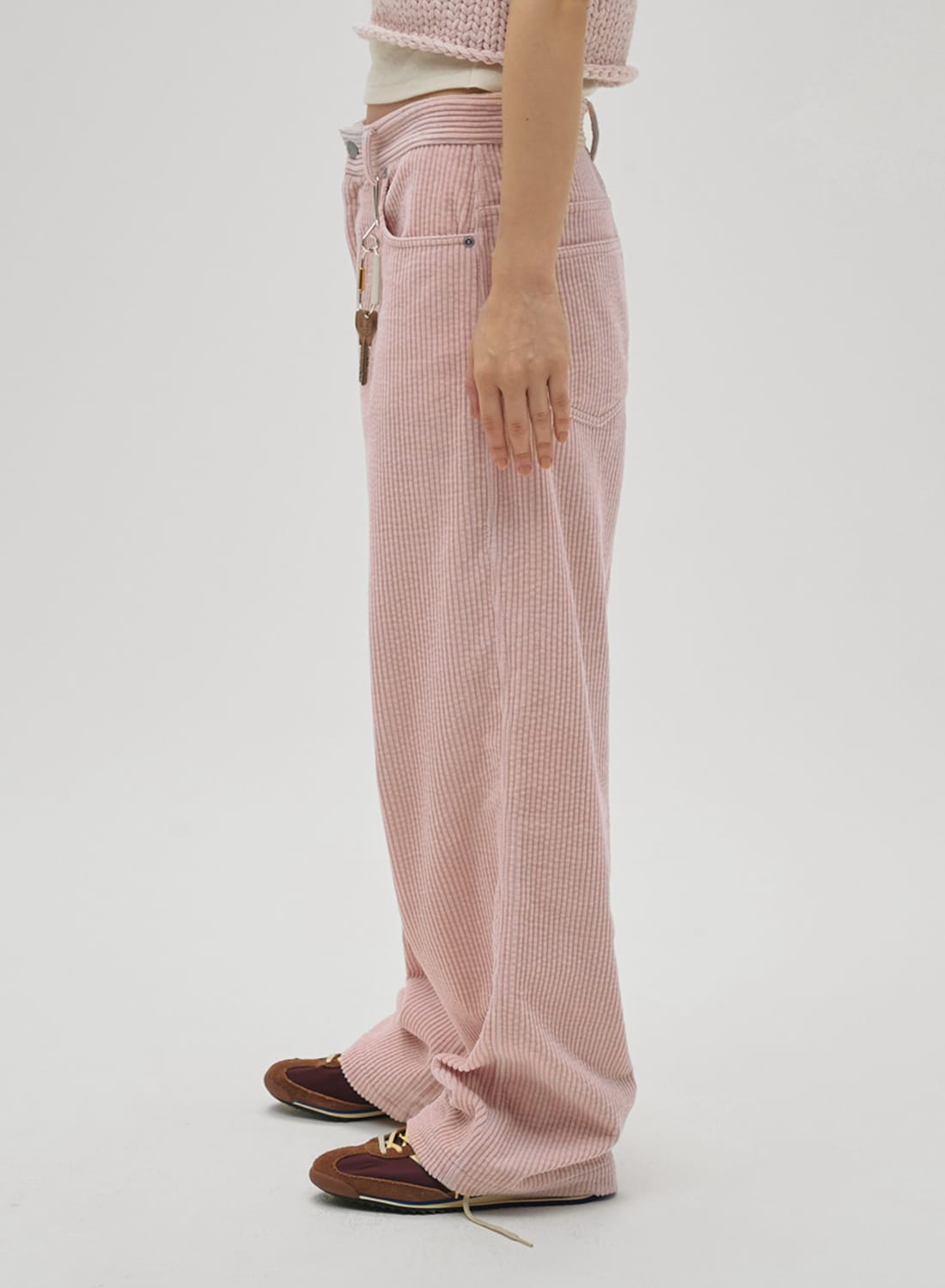 ピンク コーデュロイパンツ NAPTIME タグ付き ピンク コーデュロイパンツ NAPTIME タグ付き ピンク コーデュロイ