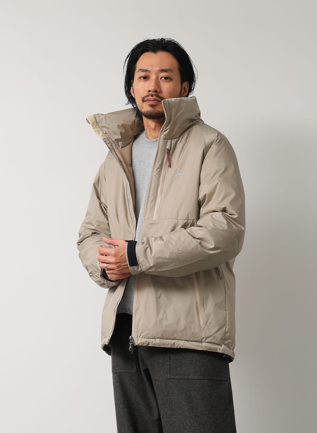 10%OFFクーポン対象】AURORA TEX STAND COLLAR DOWN JACKET|オーロラ