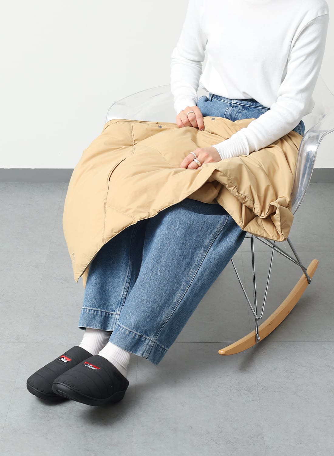 ポイントアップ】DOWN PONCHO MUFFLER|ダウン ポンチョ マフラーダウン