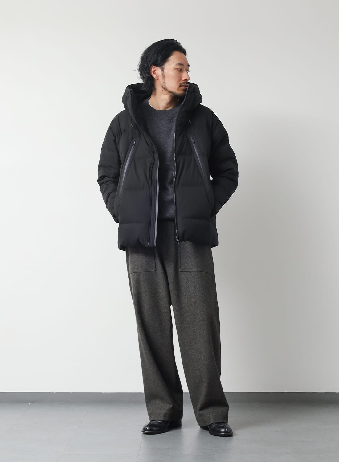 MIZUSAWA DOWN OVERSIZED JACKET 