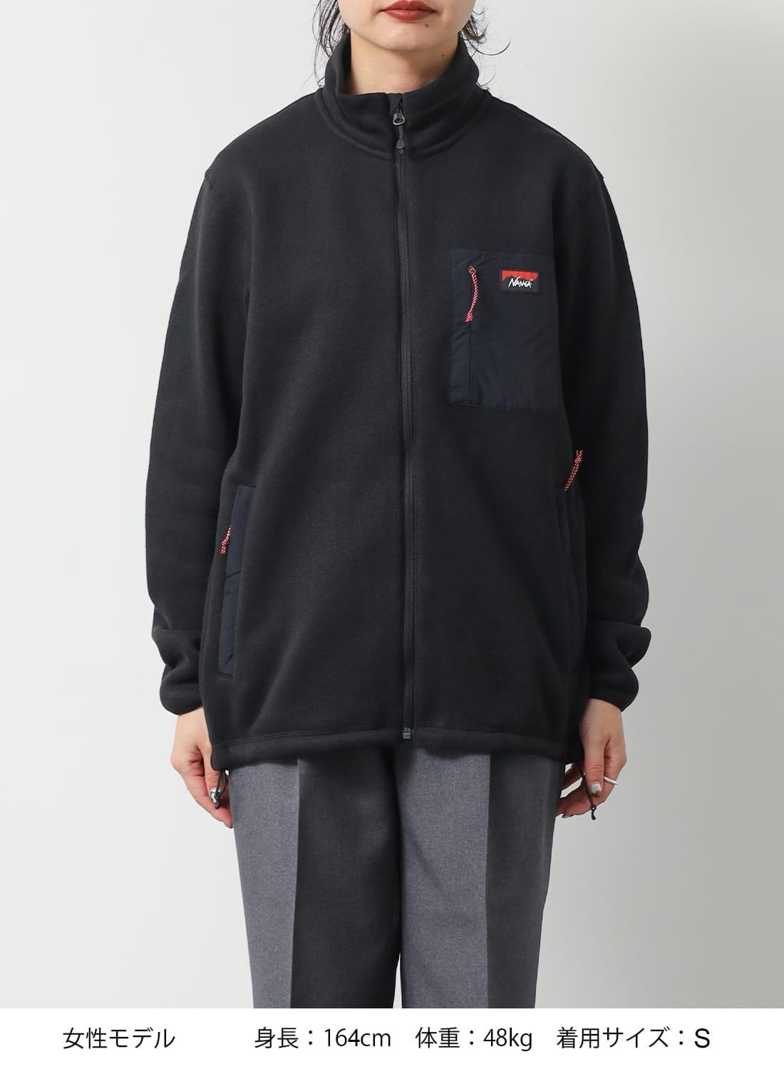 極美品　プリーツプリーズ　ジップジャケット　ネイビー　ポケット　ボタン　リブ　L 極美品 プリーツプリーズ ジップジャケット ネイビー ポケット ボタン