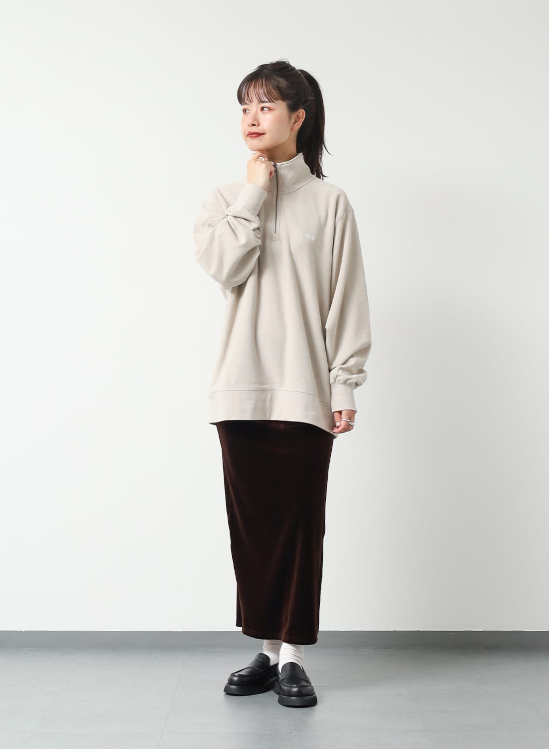 ポイントアップ】DRY MIX TERRY HALF ZIP SWEAT|ドライミックス テリー